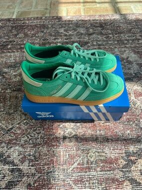 Green Adidas Spezial Shoes